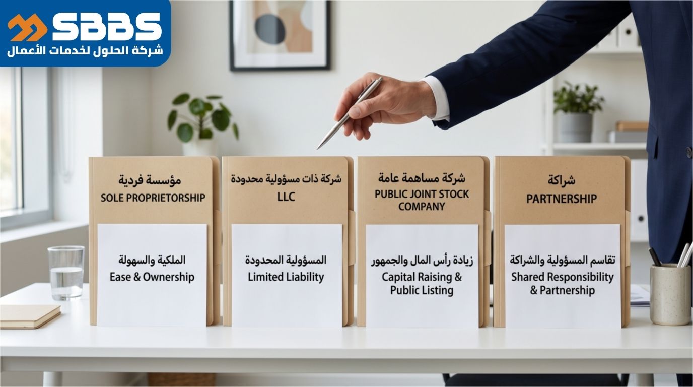 أنواع الشركات المتاحة للأجانب ومقارنة شاملة